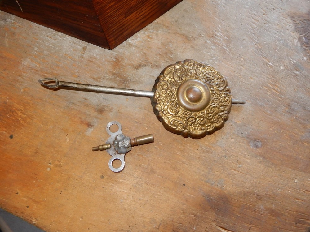 ANTIQUE OAK REGULATOR WALL CLOCK