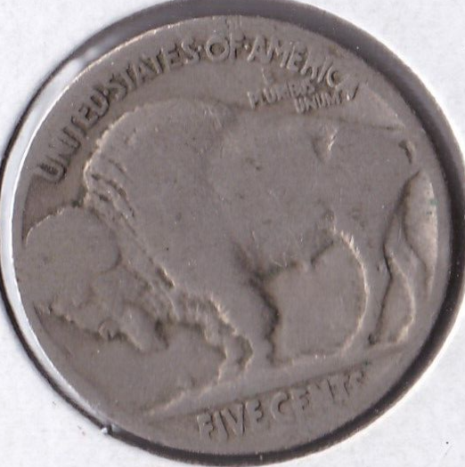 1934 Buffalo Nickel Acid Dated L4