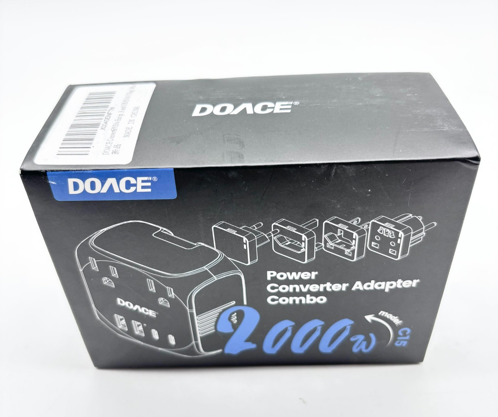 DOACE 2000 Watts Power Converter Adapter Combo Model C15