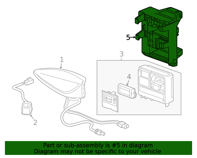 Genuine GM Mount Bracket 42824289