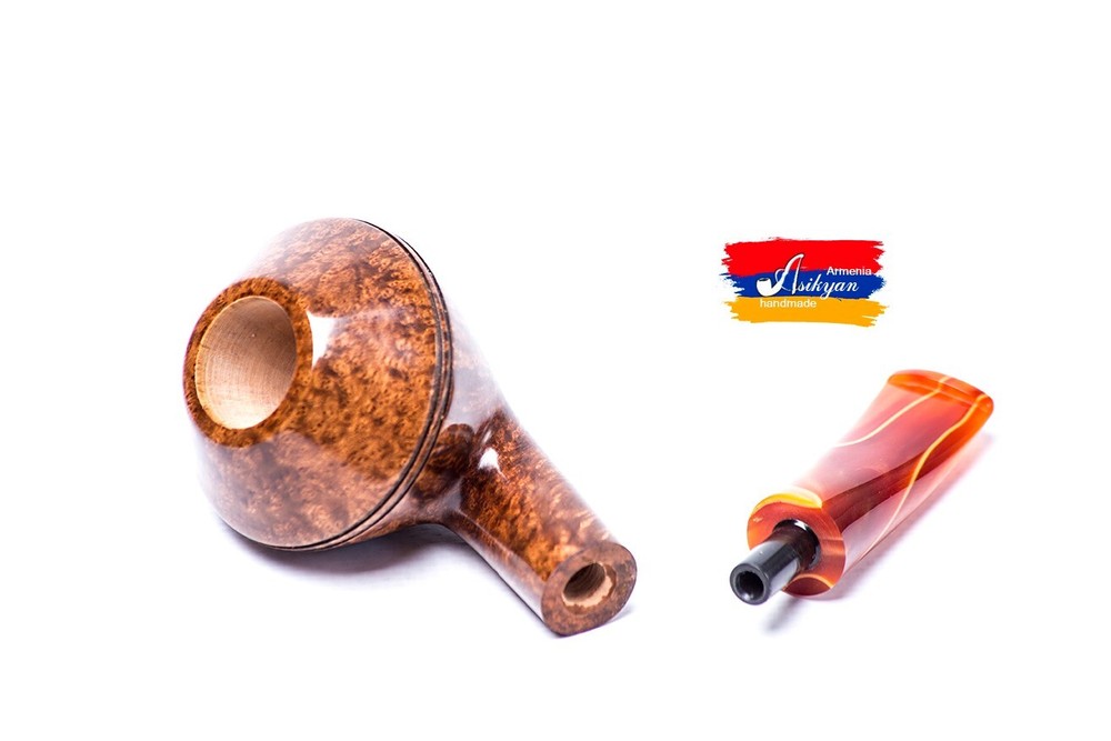Asikyan Pipe #409/24 Rhodesian Smooth Hand Made