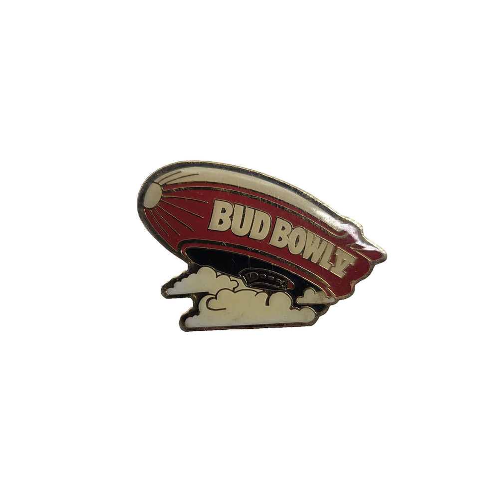 Budweiser Bud Bowl V NFL blimp hat pin
