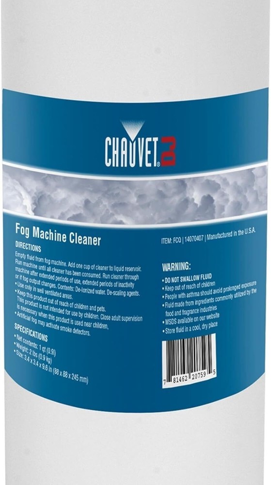 Limpiador De Maquinas De Niebla Chauvet