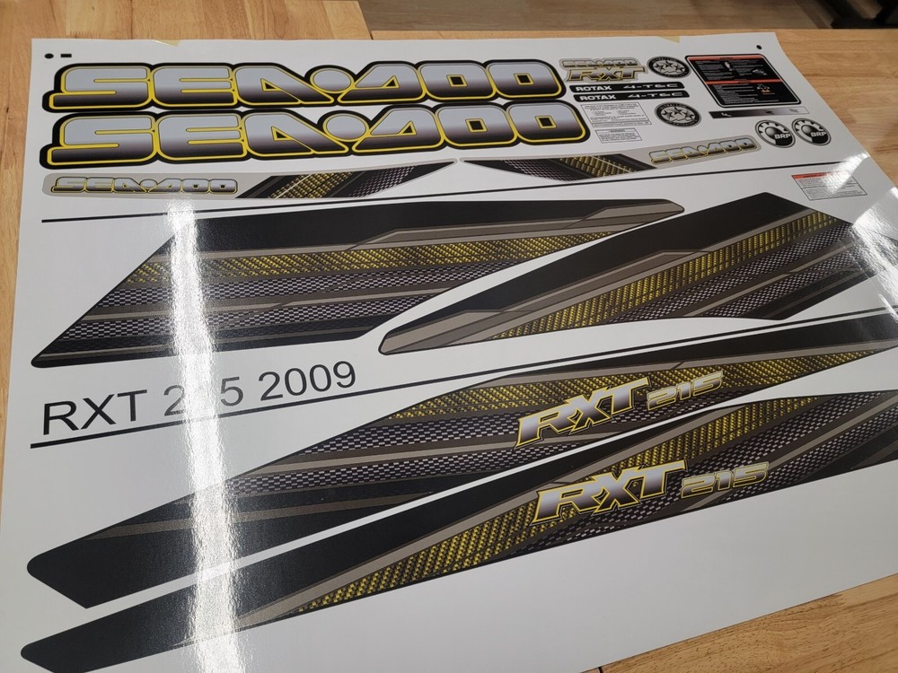 SEADOO RXT 215 2009 Graphics / Decal / Sticker Kit
