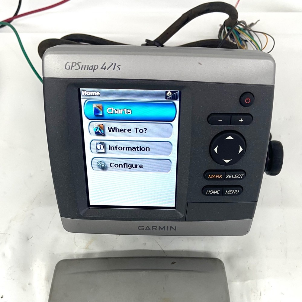 Garmin GPSmap 421S (Color) ChartPlotter GPS Sonar Fishfinder (Tested)