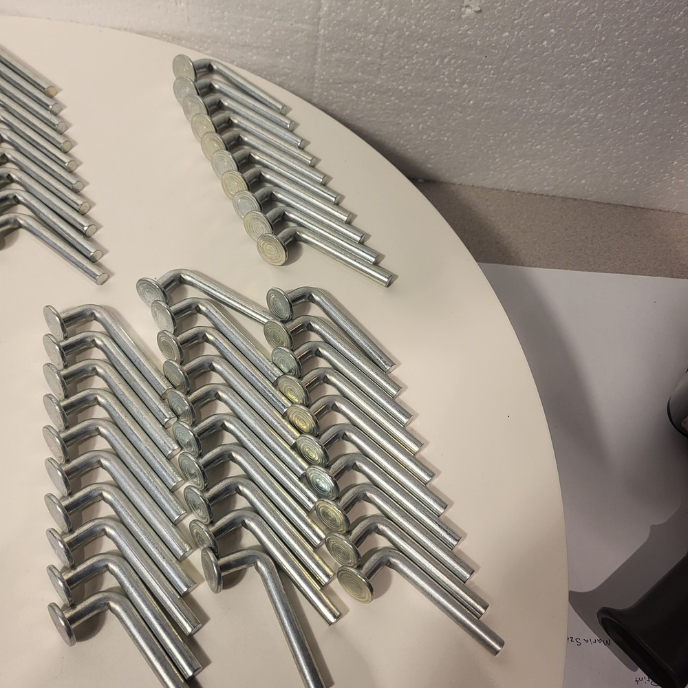 Universal Pallet Rack J Bolt Drop Pin, Pkg Qty 167