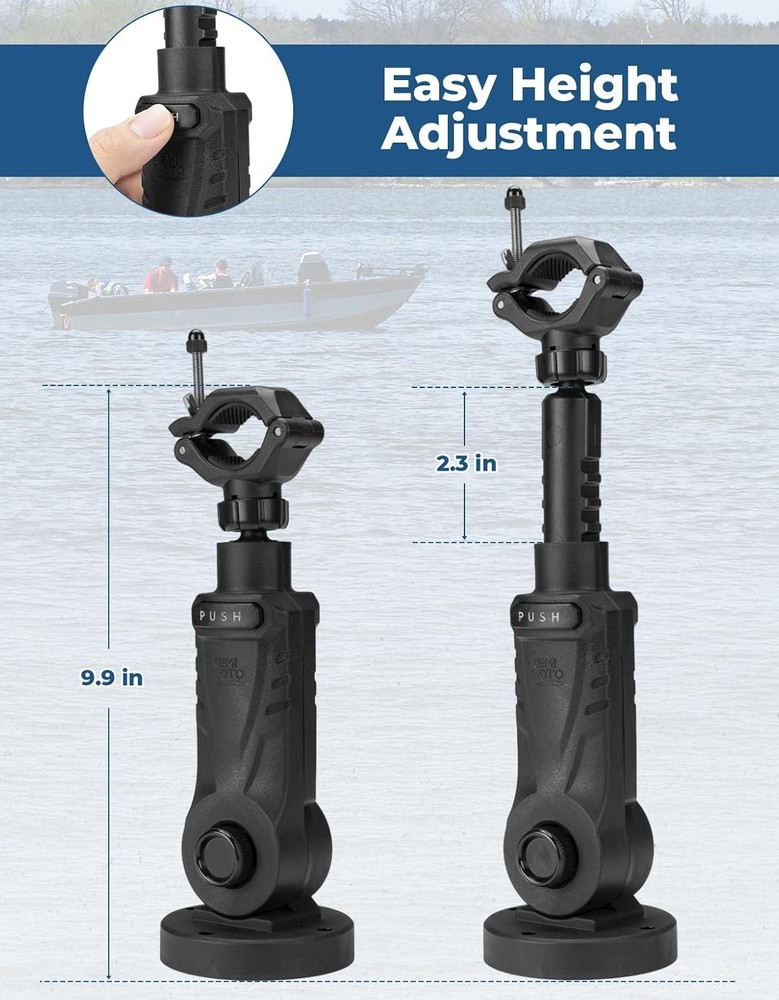 Adjustable Stabilizer Support for Trolling Motor Mount Bracket