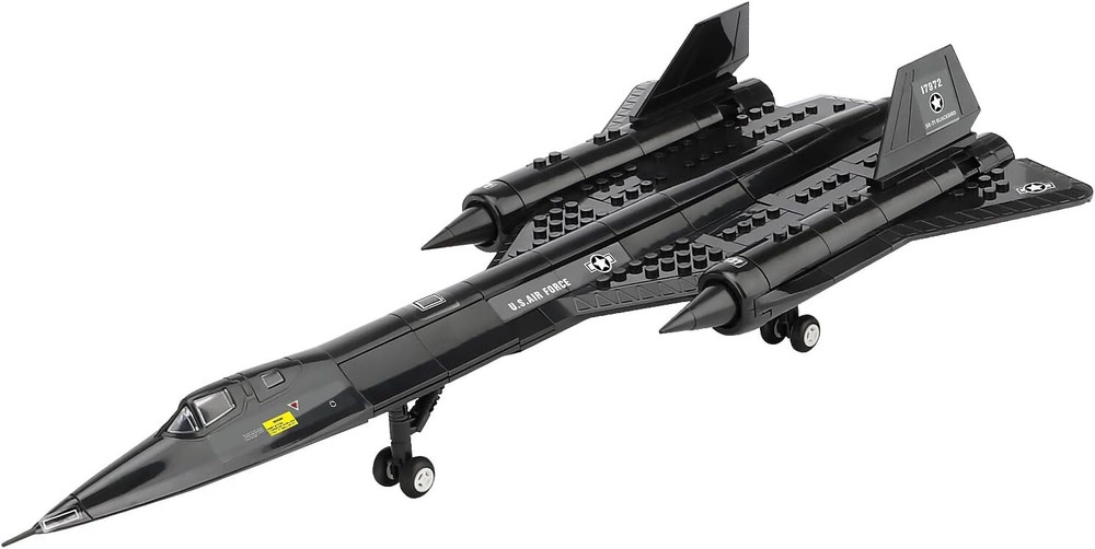SR-71 Blackbird Recon Jet Model Building Blocks Bricks Original Box SR71 Army