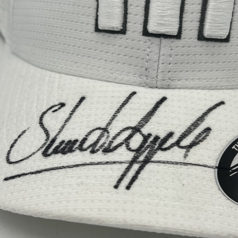 Stuart Appleby Signed Travis Mathew Hat Autograph White Golf Flexfit