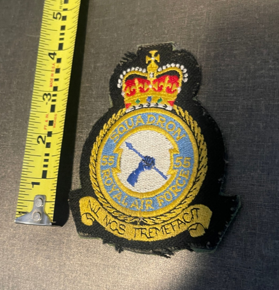 Vintage Pilot patch Royal Air Force Squadon 55th