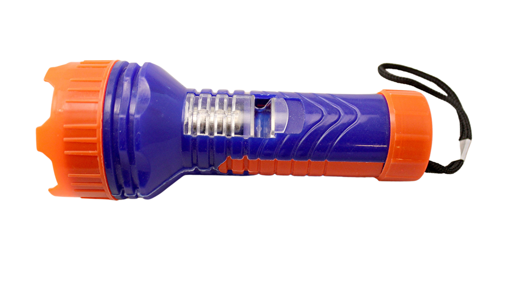 24 Pack Double White LED Mini Flashlight with Carry Strap W Display