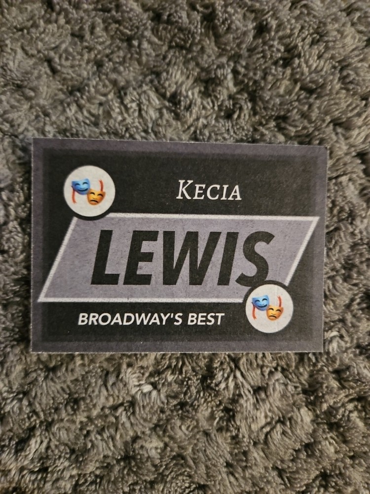 Kecia Lewis Custom Signed Card - Broadway's Best