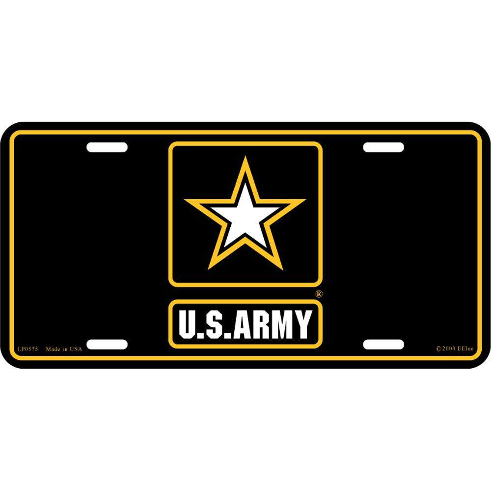 U.S. Army Logo License Plate with frame kit