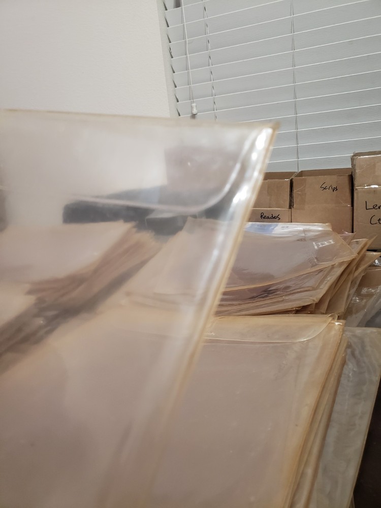 285 Dusty Dirty Laserdisc Sleeves Thick Protective Covers Outer Plastic