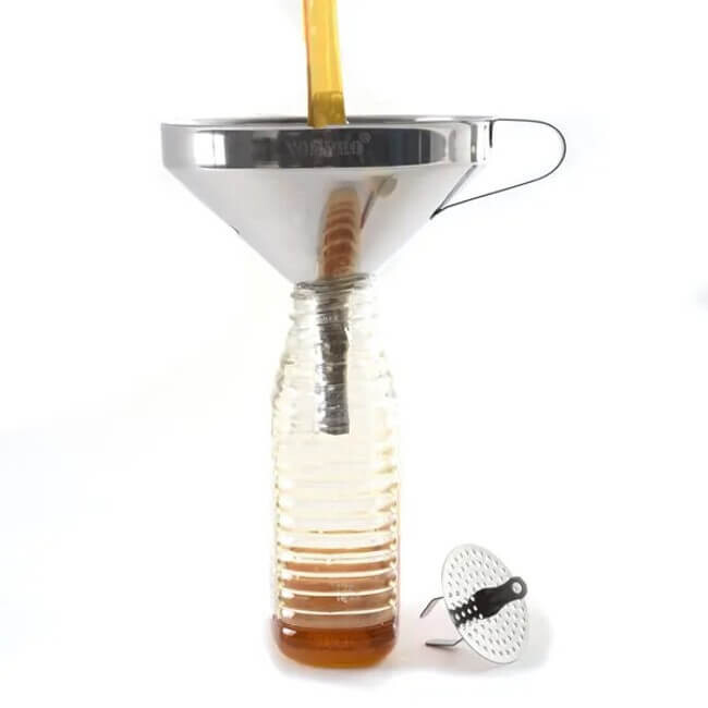 Norpro Stainless Steel Funnel with Removable Strainer