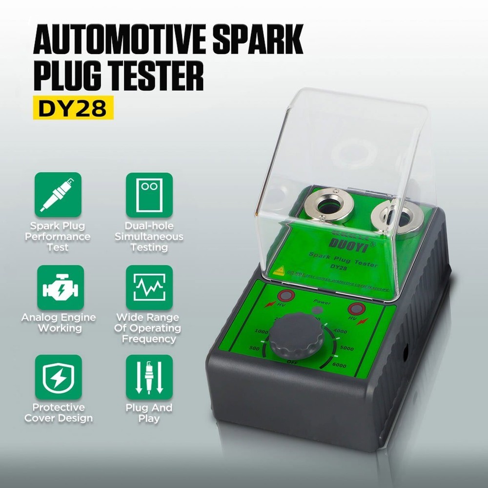 Car Spark Plug Tester Automotive Spark Plug Ignition Analyzer Diagnostic Tool