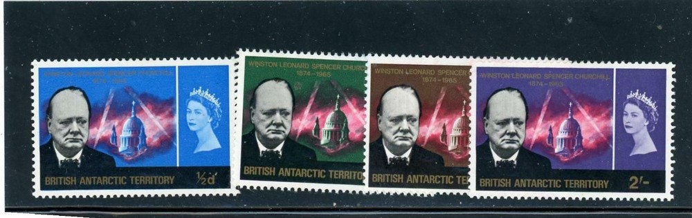 British Antarctic Terr 1966 Scott# 16-19 mint LH