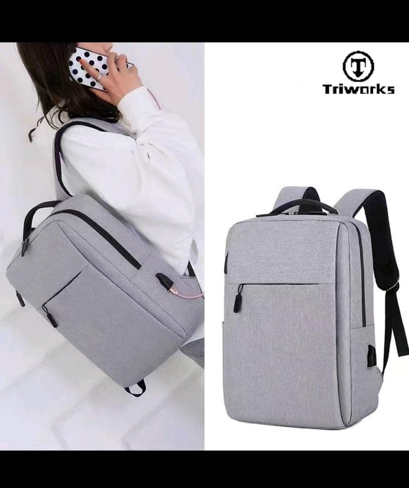 Triworks Sleek Gray Backpacks