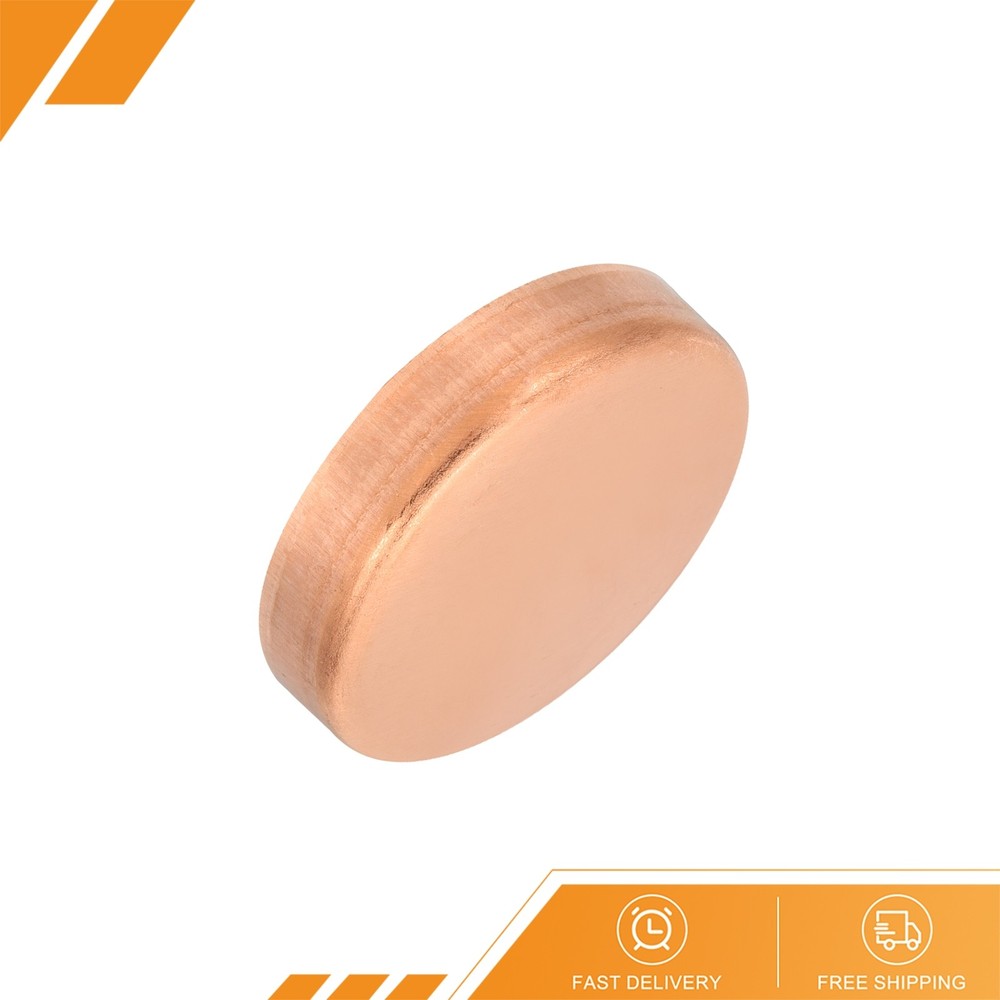 3Pack 2-5/8 Inch ID Copper Pipe End Cap Copper Fitting Cap Sweat Plug Connection
