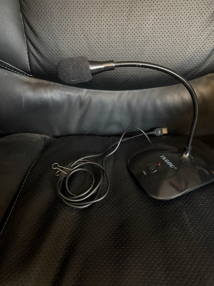 TKGOU UM6 USB Gooseneck Microphone Black