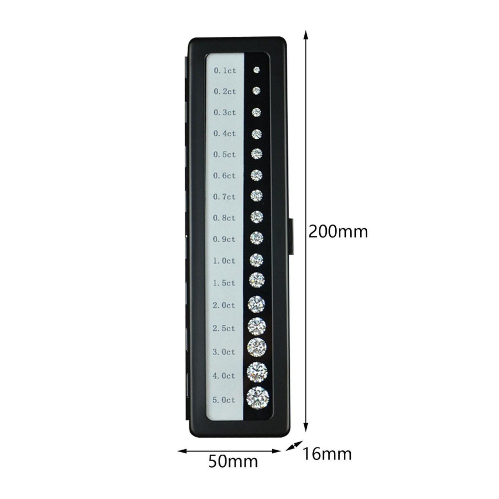 Diamond Color Scale Master Tester Tools Contrast black