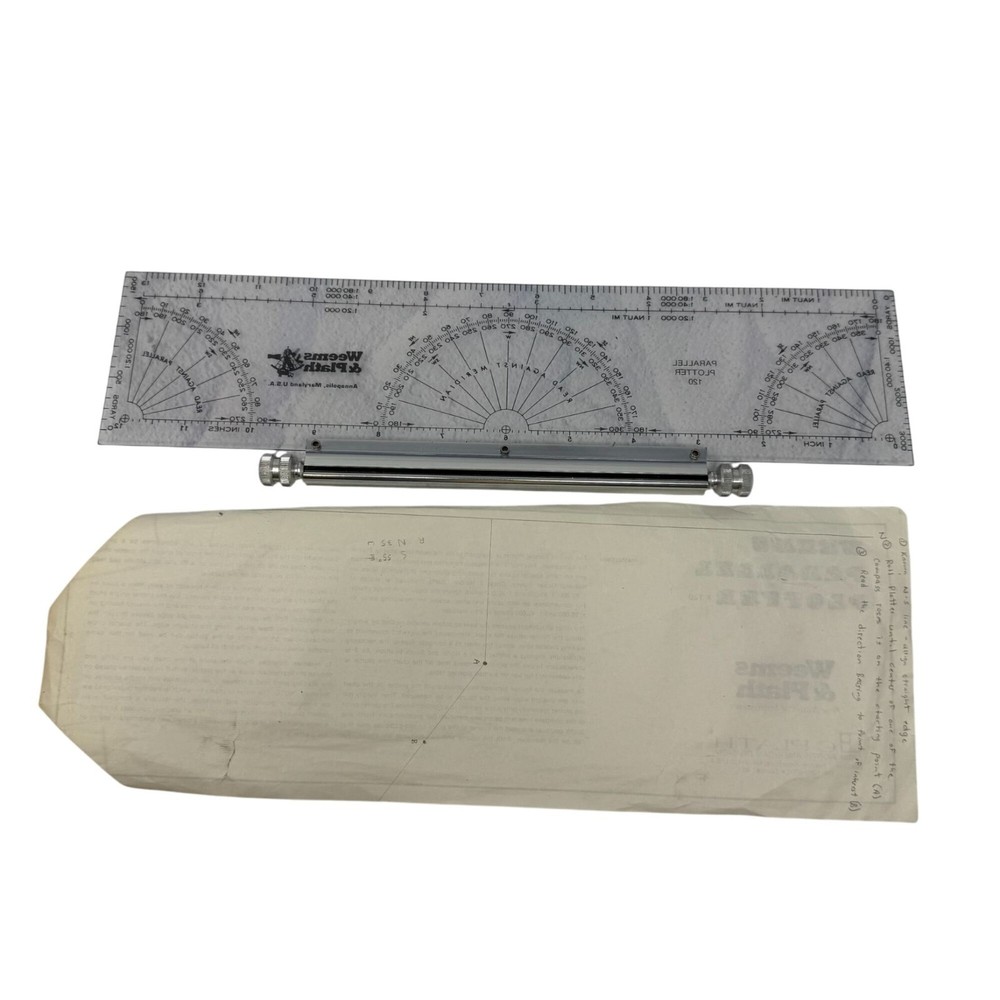 Weems & Plath Parallel Plotter #120 Navigation & Mapping