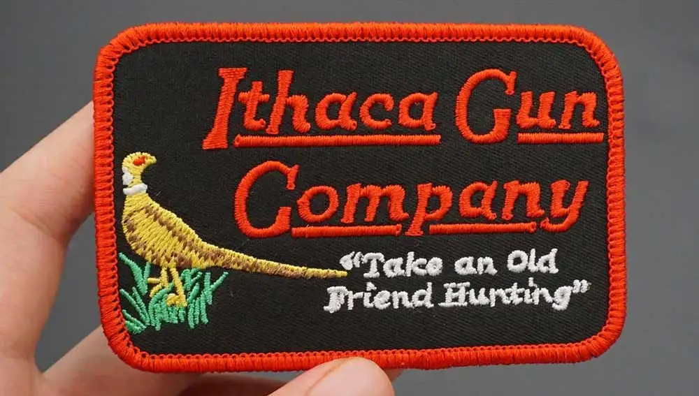 ITHACA GUN COMPANY EMBROIDERED HOOK & LOOP HUNTING PATCH...