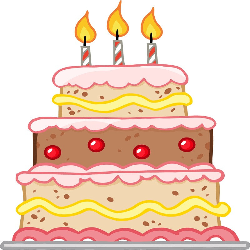 30 Custom Birthday Cake Personalized Address Labels