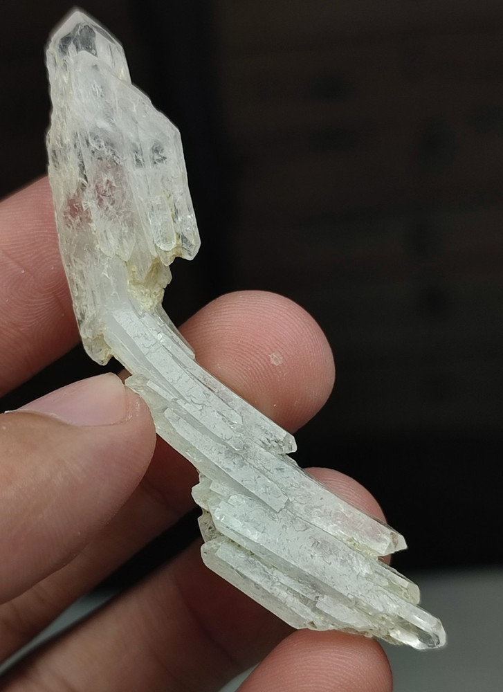 Faden Quartz Crystal With Good Luster & Nice Termination-Pak.