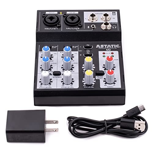 Astatic with USB Interface M2 2-Channel Mixer