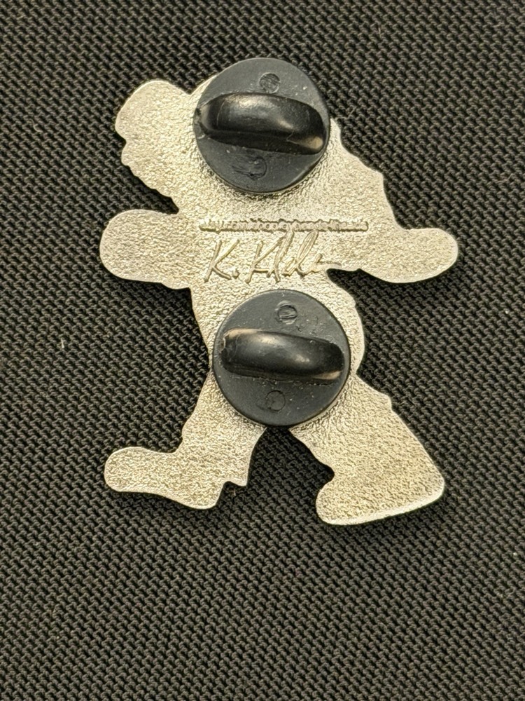 Grateful Dead Dancing Bear Hat Pin Purple & Multicolor