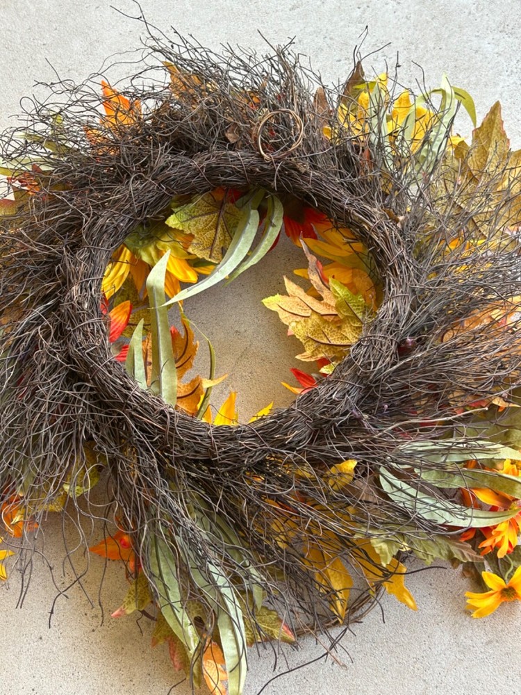Extra Large 26" Farmhouse Handmade Sunflower Fall Wreath