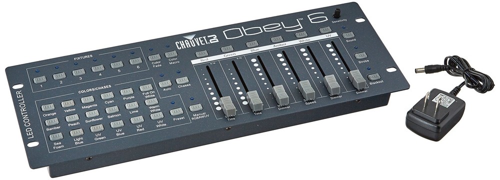 Obey 6 Universal DMX-512 Compact Stage Light Controller