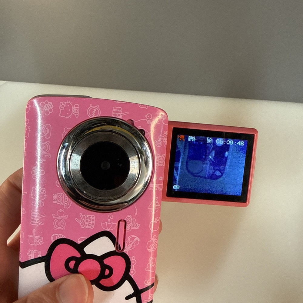 RARE Hello Kitty Camera, Camcorder - Tested and working