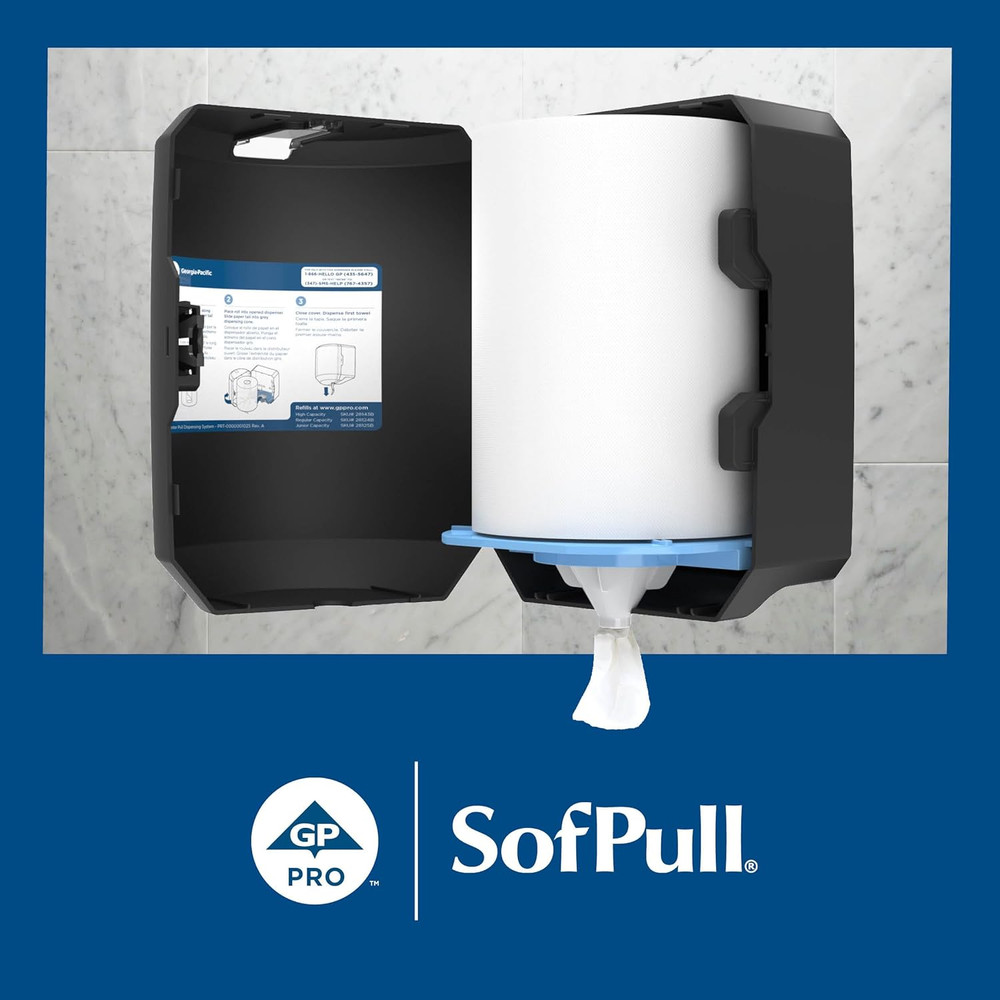 Sofpull Centerpull Junior Paper Towel Dispenser Starter Kit by GP PRO, 58009B, 1
