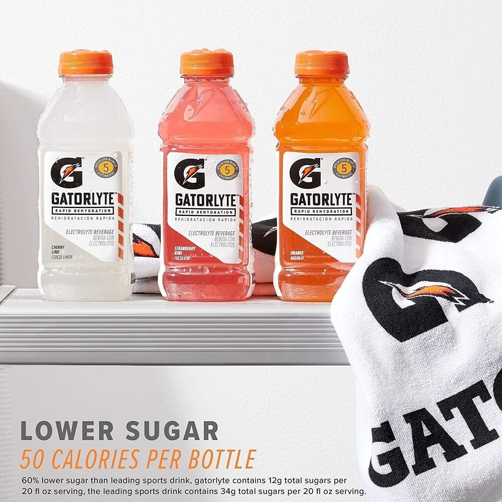 Gatorade Lime Cucumber 20oz Electrolyte Beverage 12-Pack - Lower Sugar Hydration