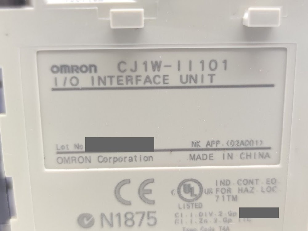 OMRON CJ1W-II101 PLC Input Unit Module USED
