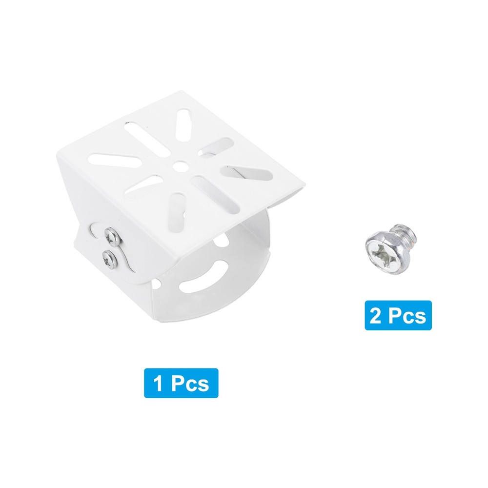 1PACK 2" Security Camera Joint Mounting CCTV IP Camera Installation White