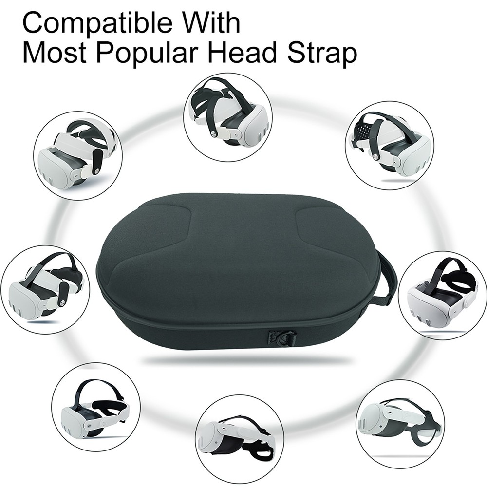Travle Carrying Case Storage Bag for Quest 3 VR Headset & Controller Accessories