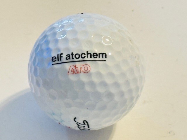 Golf Ball w/ Logo - elf atochem ATO