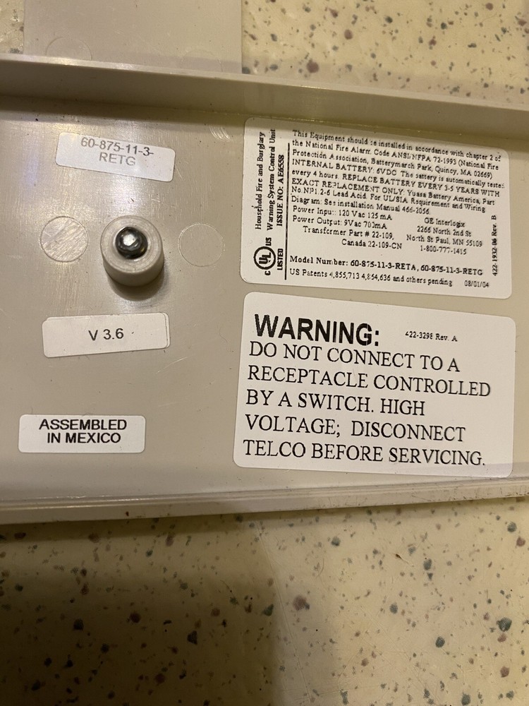 CORDED PHONE ALARM SYSTEM KEYPAD PIN NUMBER CODE HOUSE OFFICE SECURITY SYSTEM