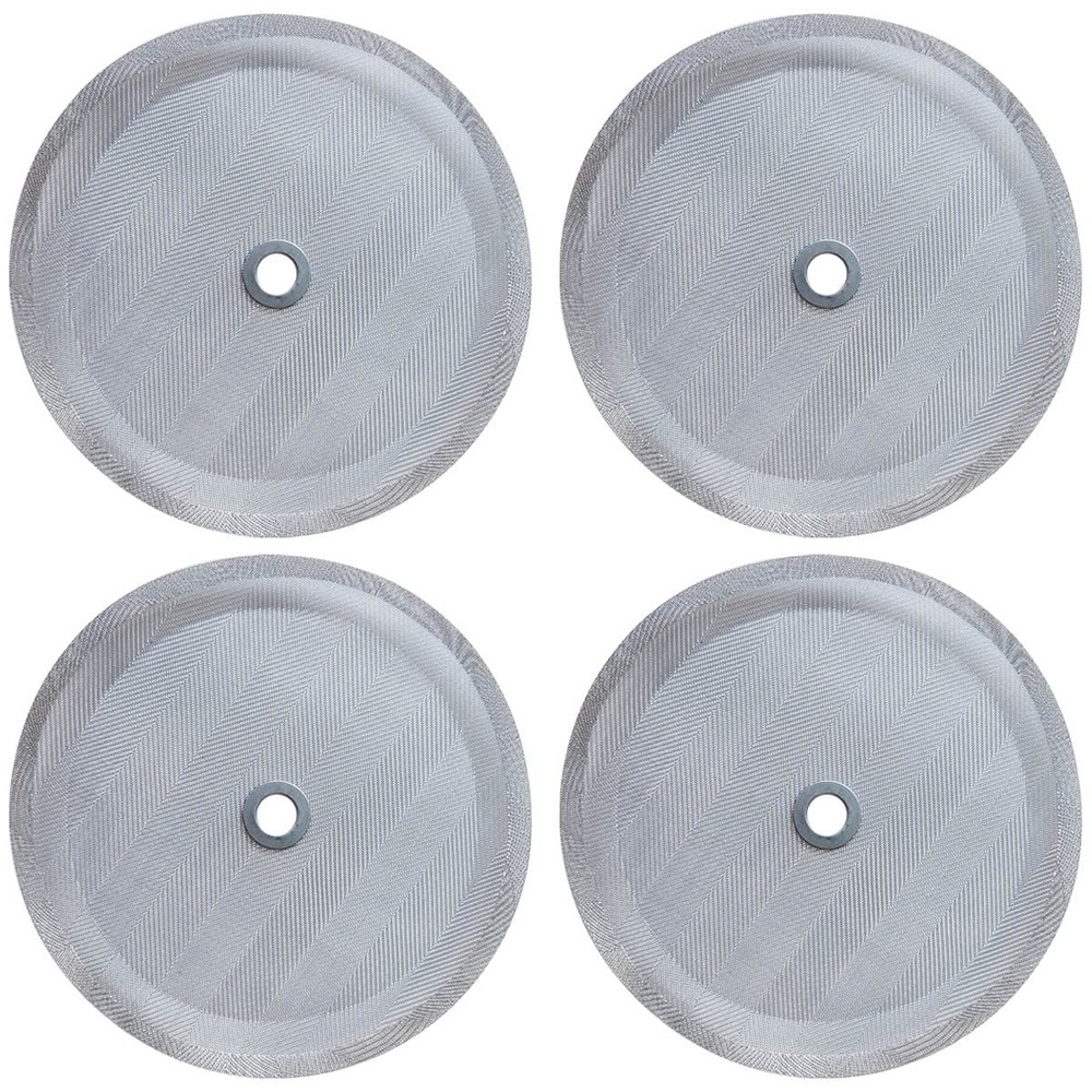 4 Pcs French Press Replacement Filter Screen, 4 Inch Reusable 304 Stainless...