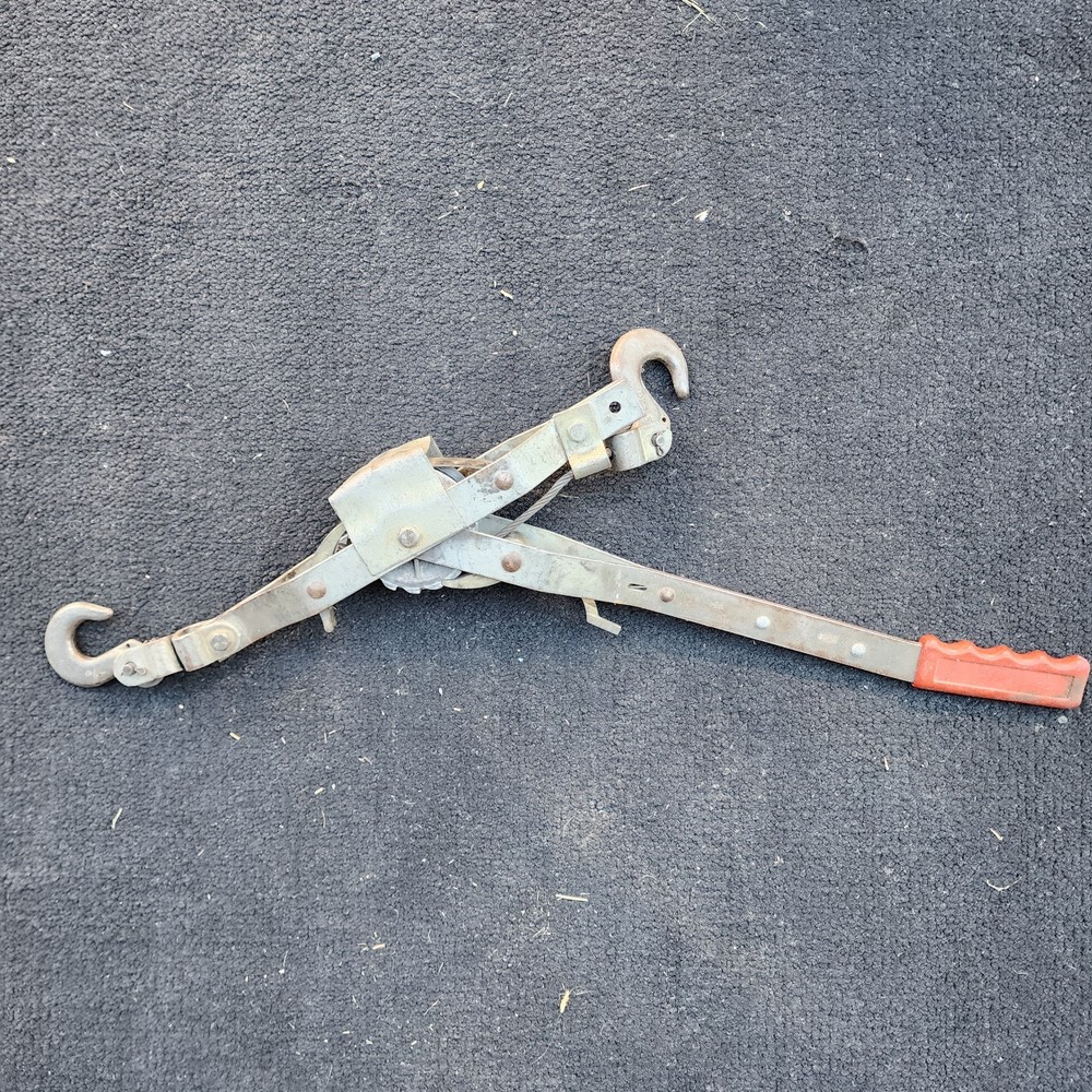 Winch Puller Power Pull 144S-6  1 Ton 12' Cable Length Used