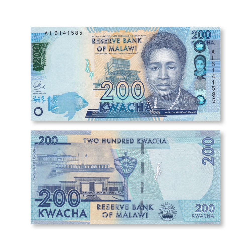 Malawi 200 Kwacha, 2016, B160a, P60c, UNC