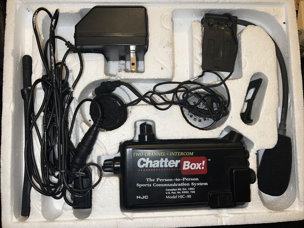 Chatter Box HJC-90 Two channel plus Intercom - Sports Communication System