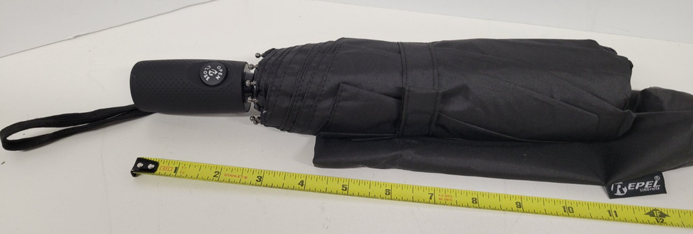 Repel Windproof Compact Travel Umbrella Black Onyx
