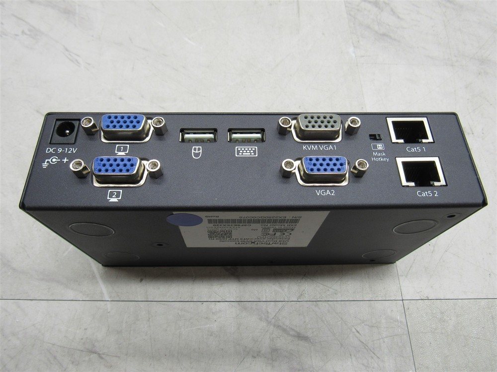 4 LOT StarTech SV565DUTPU USB VGA KVM Console Extender over CAT5 UTP + Adapter