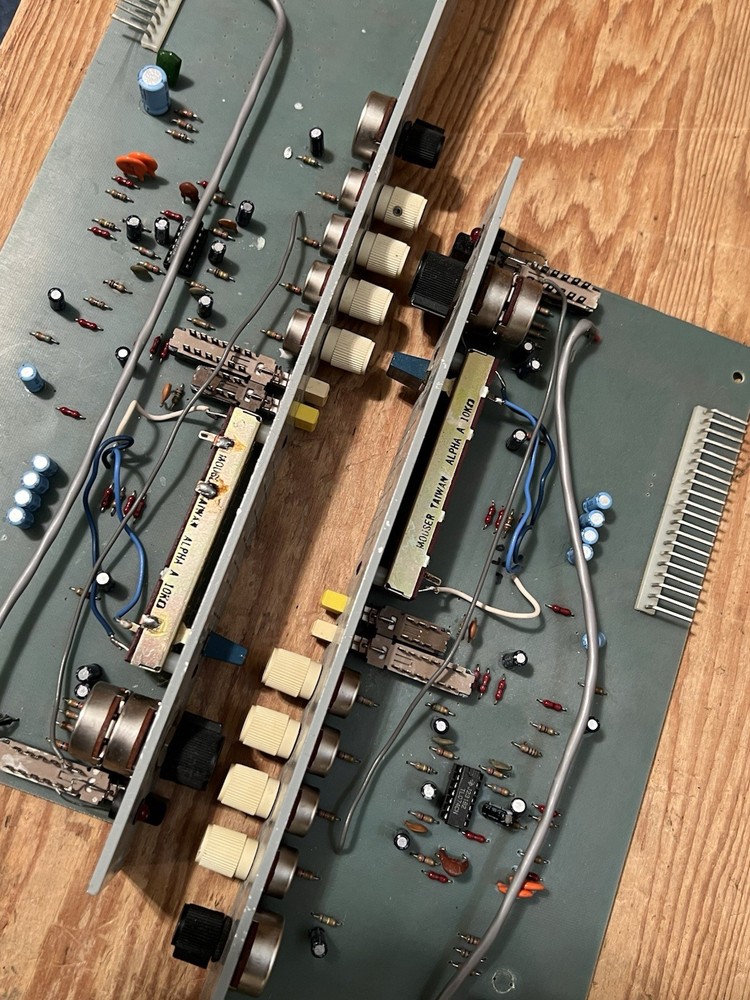 pair vintage 1982-83 Neotek Series I submaster console strips modules