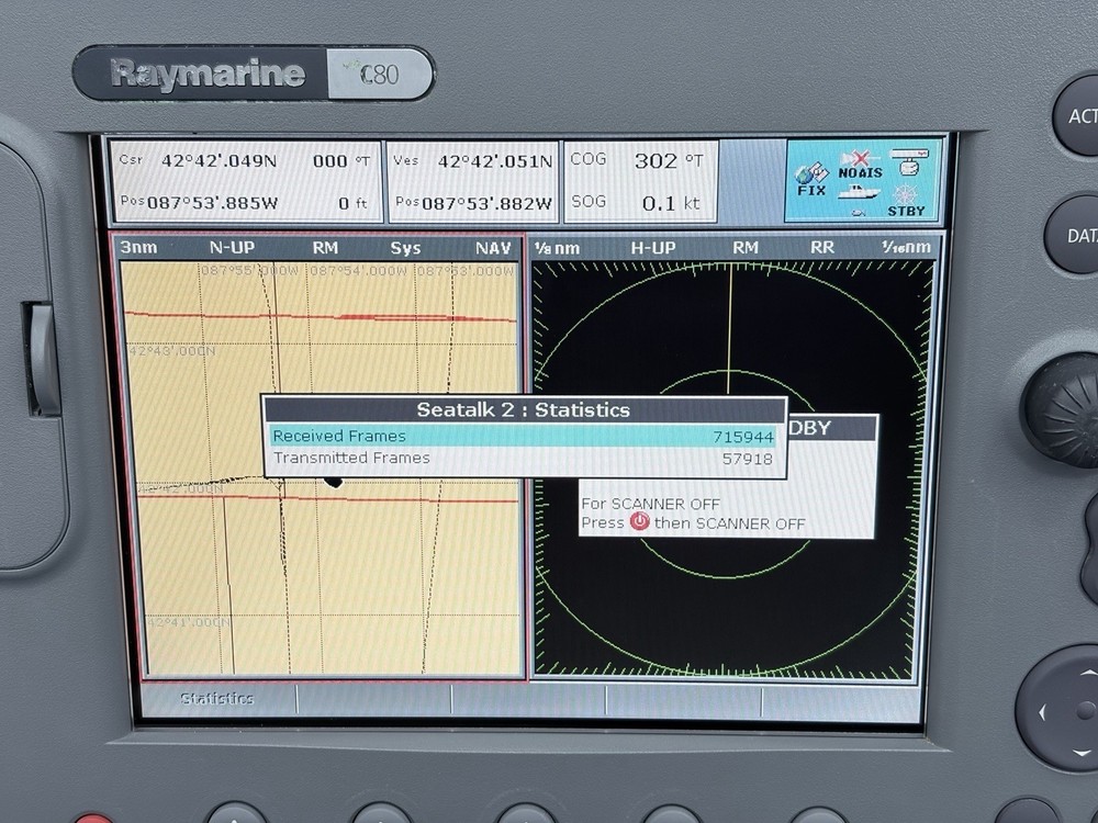 Raymarine C80 Classic GPS Chartplotter Multifunction Display- Tested, Warranty