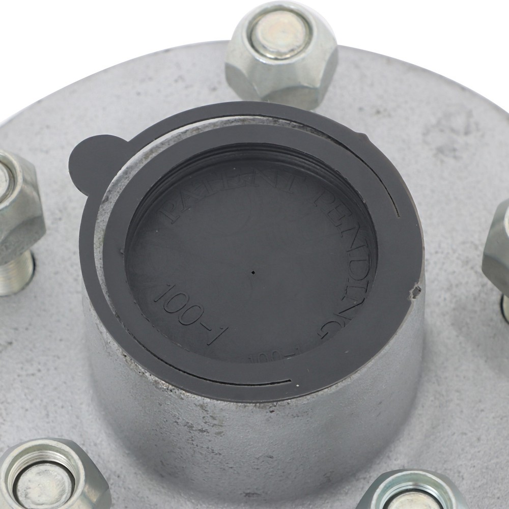 For 3500 lbs. #84 Spindle Pre-Assembled 5 x 4.5" Galvanized Trailer Hub Kit